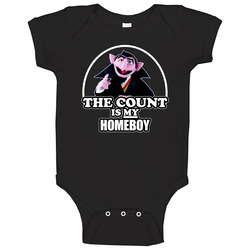The Count Is My Homeboy Baby One Piece