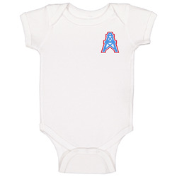 Houston Oilers  Small Emblem Baby One Piece