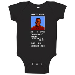 Mike Tyson's Punch Out Video Game 6 A Baby One Piece Mike Tyson's Punch Out Video Game 6 A Baby One Piece