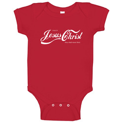 Jesus Christ Coke Parody Baby One Piece Jesus Christ Coke Parody Baby One Piece
