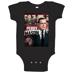 Perry Mason Vintage 50s 60s Popular Cop Show Tv Fan Baby One Piece