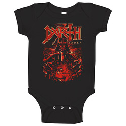Death Leprosy Band Darth Vader Parody Baby One Piece