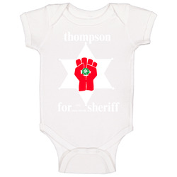 Hunter S Thompson Sheriff Campaign Baby One Piece Hunter S Thompson Sheriff Campaign Baby One Piece