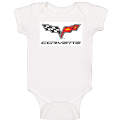 Corvette Emblem Baby One Piece Corvette Emblem Baby One Piece