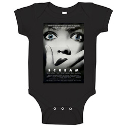 Scream Cool Vintage 90's Movie Fan Baby One Piece Scream Cool Vintage 90's Movie Fan Baby One Piece