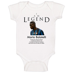Mario Balotelli Italy Legend Soccer Futbol Baby One Piece