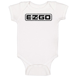Ezgo Automobile Car Truck Motorcycle Auto Parts Cool Distressed Style Brand Logo Emblem Baby One Piece Ezgo Automobile Car Truck Motorcycle Auto Parts Cool Distressed Style Brand Logo Emblem Baby One Piece