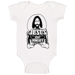 Jesus Is My Homeboy - Retro 90s Tee - Represent! Baby One Piece