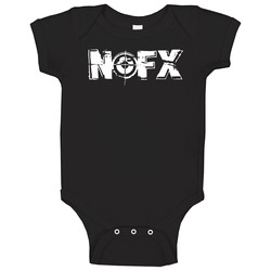 Nofx Punk Rock Band Logo Baby One Piece