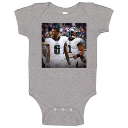 Jalen Hurts Devonta Smith Philadelphia Football Reunited Baby One Piece