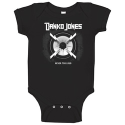 Danko Jones Never Too Loud Rocker Baby One Piece