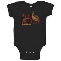 Wild Turkey Bourbon Awesome Beer Logo Baby One Piece Wild Turkey Bourbon Awesome Beer Logo Baby One Piece