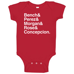 Cincinnati Big Red Machine Baby One Piece Cincinnati Big Red Machine Baby One Piece