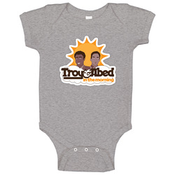 Troy And Abed In The Morning Community Brown Baby One Piece