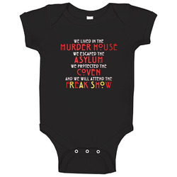 American Horror Story Series Baby One Piece