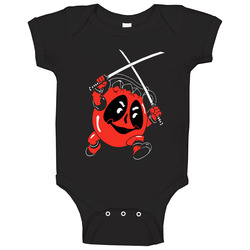 Deadpool T Shirt Graphic Kool-Aid Through The Wall Funny Parody Baby One Piece Deadpool T Shirt Graphic Kool-Aid Through The Wall Funny Parody Baby One Piece