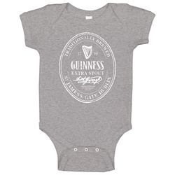 Guinness Extra Stout Irish Beer St. Patrick's Day Drinking Baby One Piece
