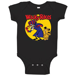 Wacky Races Boy And Dog Hanna Barbera Cartoon Fan Baby One Piece Wacky Races Boy And Dog Hanna Barbera Cartoon Fan Baby One Piece