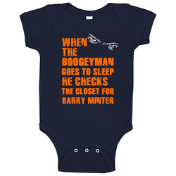 Barry Minter  Chicago Football Boogeyman Sports Baby One Piece