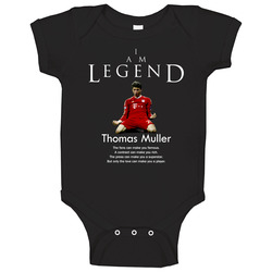 Thomas Muller Germany Legend Soccer Futbol T Sirt Baby One Piece