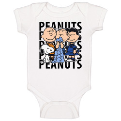 Peanuts Cartoon Snoopy Charlie Brown Lucy Linus Lucy Baby One Piece