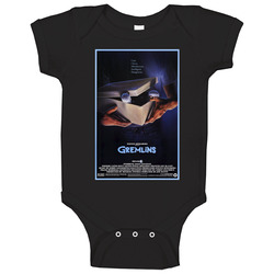 Gremlins Cool 80's Comedy Vintage Classic Movie Fan Baby One Piece Gremlins Cool 80's Comedy Vintage Classic Movie Fan Baby One Piece