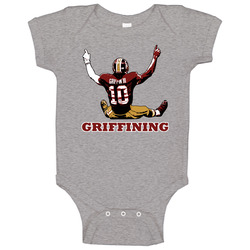 Griffining Robert Griffin Iii 3 Rg3 Washington Football Quarterback Baby One Piece