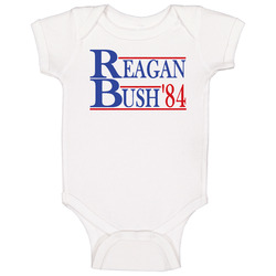 Reagan Bush 1984 Campaign Republican Baby One Piece