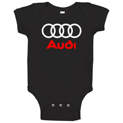 Audi Black Baby One Piece