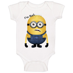 Despicable Me 2 Minions I Am Bad Fanny Standard Adult White T- S To 5xl Baby One Piece Despicable Me 2 Minions I Am Bad Fanny Standard Adult White T- S To 5xl Baby One Piece