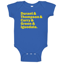 Kevin Durant Steph Curry Green Thompson Iguodala Golden State Basketball Baby One Piece Kevin Durant Steph Curry Green Thompson Iguodala Golden State Basketball Baby One Piece
