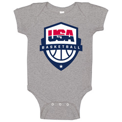 Usa Basketball Logo Baby One Piece Usa Basketball Logo Baby One Piece