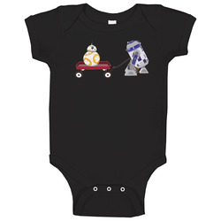 R2-d2 Bb8 Baby One Piece R2-d2 Bb8 Baby One Piece