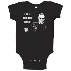 More Cowbell Walken Snl Baby One Piece