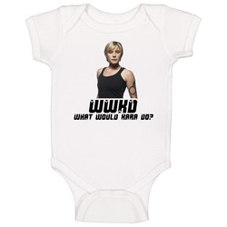 What Would Kara Do Battlestar Galactica Baby One Piece