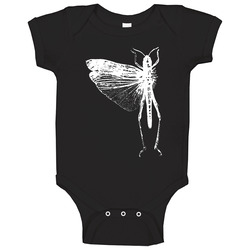 New Metal The Locust Band Poady Hot Stuff Black Baby One Piece