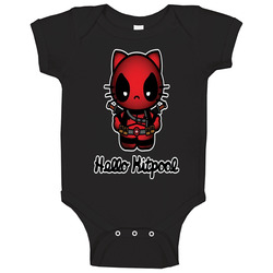 Deadpool Movie T Shirt Hello Kitpool Funny Hello Kitty Parody Graphic Baby One Piece Deadpool Movie T Shirt Hello Kitpool Funny Hello Kitty Parody Graphic Baby One Piece