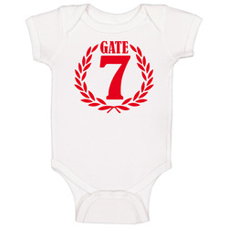 Olympiakos Gate 7 Baby One Piece Olympiakos Gate 7 Baby One Piece