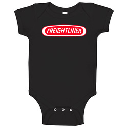 Freightliner Transport Trucks Logo Black Baby One Piece Freightliner Transport Trucks Logo Black Baby One Piece