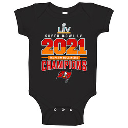 2021 Super Bowl 55 Champions Tampa Bay Buccaneers Football Fan Baby One Piece