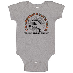 Crushing Your Head Kids In The Hall Funny Baby One Piece