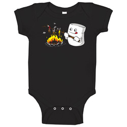 Marshmallow Revenge Baby One Piece Marshmallow Revenge Baby One Piece