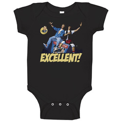 Bill And Ted Excellent Adventure Movie Baby One Piece Bill And Ted Excellent Adventure Movie Baby One Piece