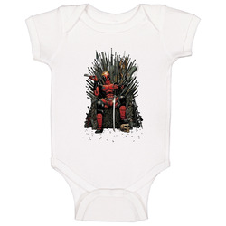 Deadpool Men W Baby One Piece