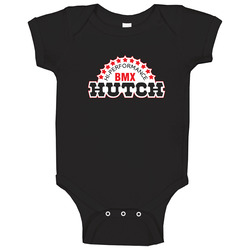Hutch BMX, T-Shirt, Bike, Freestyle, Trick Star, Wind Styler, Retro, 80's Baby One Piece