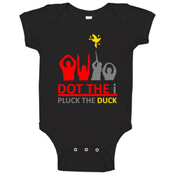 Dot The I Pluck The Duck Ohio State Football Baby One Piece