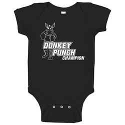 Donkey Punch Champion Funny Baby One Piece Donkey Punch Champion Funny Baby One Piece
