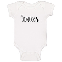 The Boondocks Cartoon White Baby One Piece