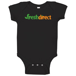 Fresh Direct Logo Popular Food Brand Company Fan Gift Baby One Piece