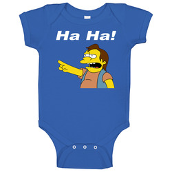 Simpsons Ha Ha Funny Baby One Piece Simpsons Ha Ha Funny Baby One Piece